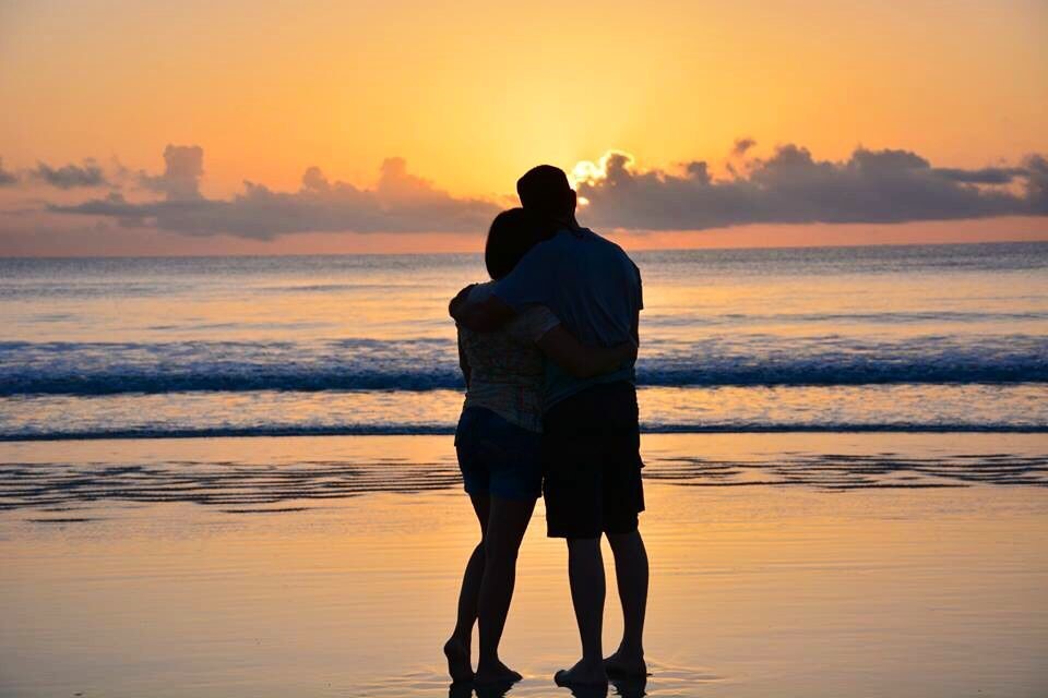 Couple on beach