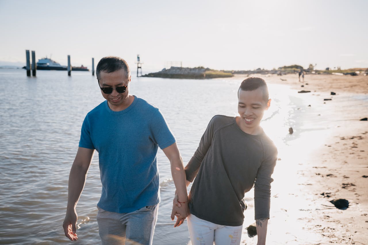 Couple on beach