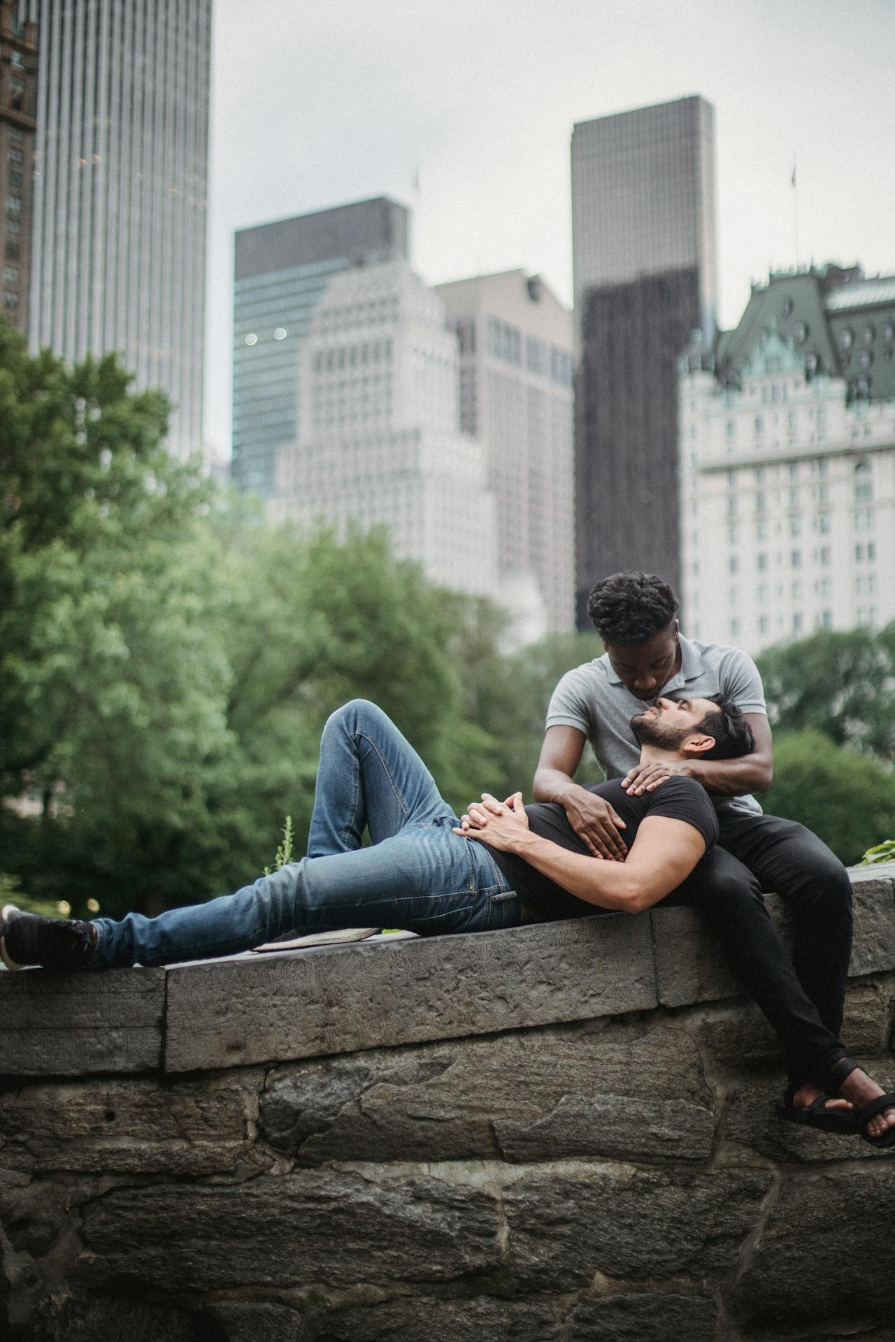 couple relaxing